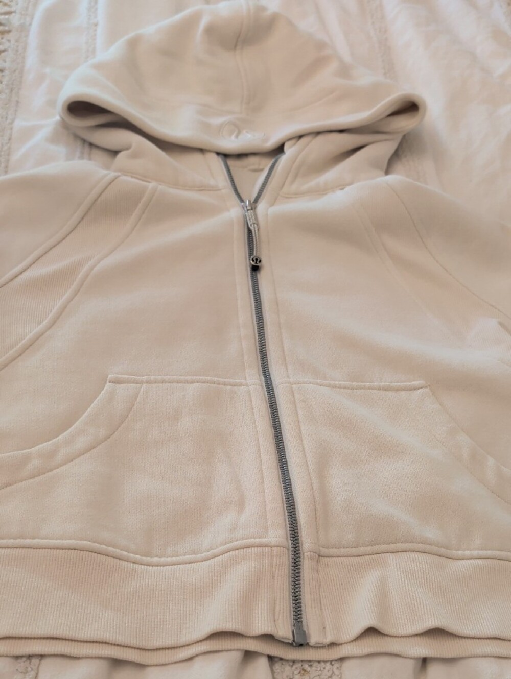 lululemon athletica Cream Full-Zip Hoodie - Picture 2 of 7